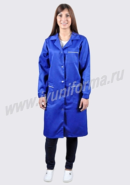 Халат рабочий женский арт. Р-20-251-ГР