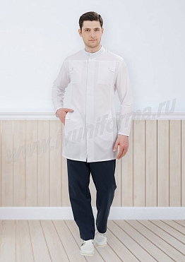 Халат медицинский мужской арт. М-20-66-ТС