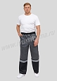 Брюки рабочие мужские с СОП арт. Р-07-190-ГР - 1